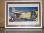 Whiting Bros. service station, 1950s, 5x7 metal frame, $18.