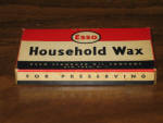 Esso Household Wax, quarter pound, $12.