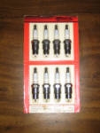 Ford Motorcraft Spark Plugs, ASF-42 from 1960s, set of 8, $30.  