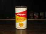 Shell cooling system protector 1950s, 12 oz, FULL, $31.  