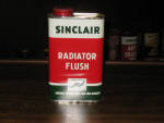 Sinclair Radiator Flush, 1940s, FULL, $74.  