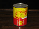 Shell outboard motor oil, half pint, $38.