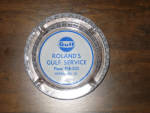 Gulf round glass ash tray, $28.