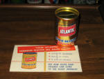 Atlantic Premium Motor Oil bank and card, $79.  