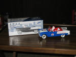 1955 Chevrolet Convertible Santa Bank by Liberty Spec Cast, with original box, $46.  