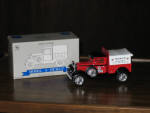 Texaco Ford Model A Pickup Coin Bank by Spec-Cast, with original box, $45.  