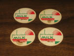 Pasteurized Milk bottle seals, set of 4, $4.  