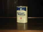 Instant Postum tin, $33.00. 