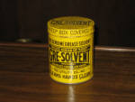 Gre-Solvent large 3 lbs. tin, patented 1903, $55.00. 