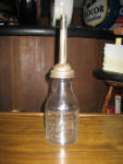Jay B Rhodes Co., Kalamazoo, Mich. embossed 1 quart oil bottle, scarce, $155.00. 