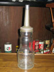 Boe Mfg. Co. Quart Oil Bottle, with cap.  [SOLD]  