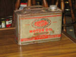 Crystal Motor Oil half gallon can, 1920s vintage, very scarce, $450. 