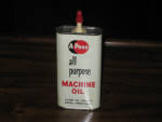 A Penn All Purpose Machine Oil oval can, 4 oz., $36.