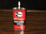 A Penn All Purpose Machine Oil oval can, 4 oz., $36.