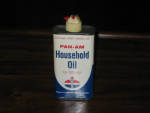 American Pan-Am Household Oil, shiny blue, 4 oz., FULL, $43.