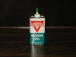 Conoco Household oil, green, 4 oz., 1/2 FULL, $50.