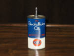 Gulf Electric Motor Oil, lead top oval, 4 oz, $71.