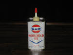 Gulf Electric Motor Oil, lead top oval, 4 oz, $71.