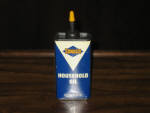 Sunoco Household Oil, blue logo, 4 oz., FULL, $57.