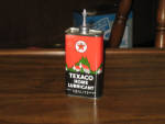 Texaco Home Lubricant, lead top, full, vintage, $79. 