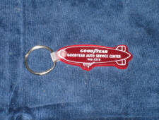 Good Year blimp key chain, $8.  