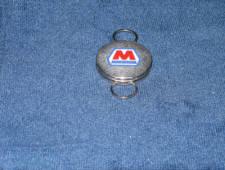 Marathon metal double key ring, $29.  