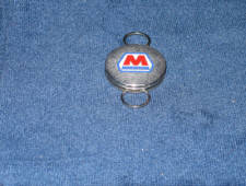 Marathon metal double key ring, $29.  