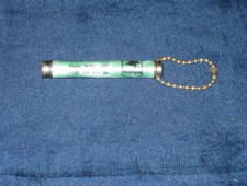 Mobilgas key chain, 1940s, scarce, $48.  