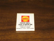 Shell matchbook. [SOLD]  