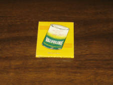 Valvoline matchbook. [SOLD]  