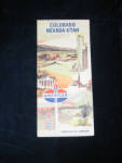 American Oil Company Colorado Nevada Utah Map, $9.  