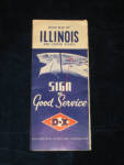 D-X Illinois Road Map, $9.  