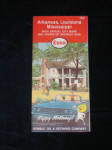 ESSO Arkansas, Louisiana Mississippi 1961 Map, $15.  