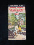 ESSO Delaware, Maryland, Virginia, West Virginia 1960 Map, $15.  