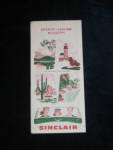 Sinclair Arkansas Louisiana Mississippi Map, $24.  