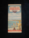 Standard Oil Kentucky 1949 Kentucky Tennessee Road Map, $40.  