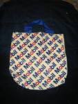 Mobil cloth sack, mint, $11.  