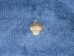 Shell brass charm, $29.  