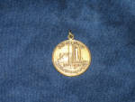 Mobil Oil Corporation Joliet Refinery pendant, $20.  