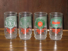 Sinclair Logo glassware, set of 4. [SOLD] 