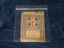 LINCO Motor Oil needles case 1920s, very scarce! $95.  