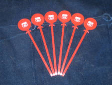 Phillips 66 swizzle sticks, set of 6, $29.  