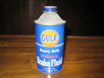 Gulf Heavy Duty Brake Fluid, 12 oz. cone top, $53.