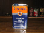 Firestone Radiator Rust Resistor, some fading, 1940s, FULL.  [SOLD]