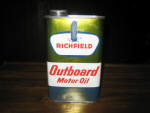 Richfield Outboard Motor Oil, 1 quart. [SOLD] 