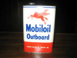 Mobiloil Outboard, Socony-Vacuum Oil Company, 1 quart, $60.