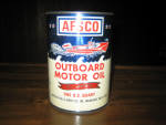 AFSCO Outboard Motor Oil, 1 quart, $62.