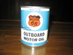 Phillips 66 Outboard Motor Oil, c.1955, half pint, FULL.  [SOLD]