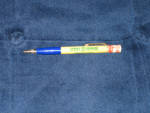 Cities Service Trojan motor Oil can top mechanical pencil - blue version, 1940s, $38.  