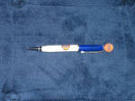 Gulf gas globe top Alexander mechanical pencil, 1940s-50s, $38.  